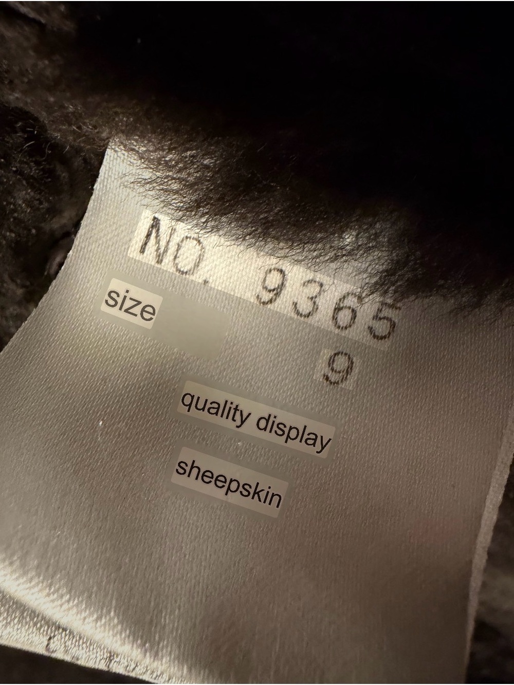 Shearling Leather Coat brown with silver trim penny lane - Picture 7 of 9